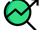 A generic icon of a stylized magnifying glass over a graph which shows an upward trend.