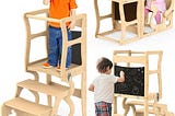 dgd-toddler-tower-kitchen-stool-helper-for-toddlers-learning-wooden-tower-with-chalkboard-and-backre-1