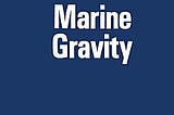 Marine Gravity | Cover Image