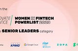 Anna Freeman, Founder & CEO at ZavFit, shortlisted at Women in FinTech Powerlist — Senior Leaders…