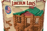 Lincoln Logs 100th Anniversary Multi-Color All-Wood Kit | Image