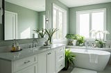 Softened Green by Sherwin Williams (SW 6177)
