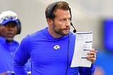 Los Angeles Rams head coach Sean McVay talked about the decision to kick a field goal down 10…