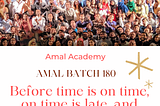 Experience at Amal Academy
