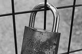 Lock on a gate