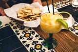 Mexican Margarita with lemon