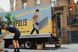 Movers with a moving truck in Brooklyn