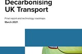 Mapping journeys to net zero transport