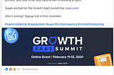 How User.com reached 1.5k new B2B leads thanks to hosting SaaS Growth Summit