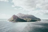 A deserted, rocky island like the one in Isola