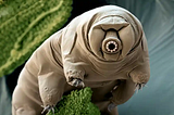 A Tardigrade or Water Bear in Water