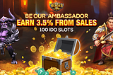 BE OUR AMBASSADOR — EARN 3.5% FROM ALL SALES