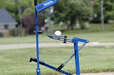 Louisville Slugger Blue Flame Pro Baseball Pitching Machine | Image