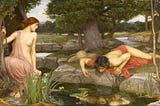 Echo and Narcissus, by John William Waterhouse