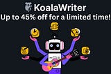Koala AI — Up to 45% off for a limited time!