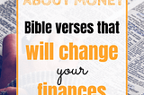 God says to give your money away? Yay or Nay
