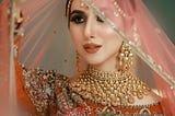 An Indian bride.