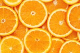 sliced oranges