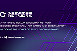 Introducing W3Gamez Network, a Layer-2 Optimistic Rollup Blockchain