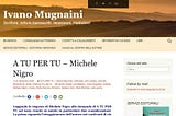 Ivano Mugnaini intervista Michele Nigro