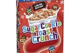 Sweet Sugar Cookie Toast Crunch Cereal: Whole Grain Goodness for Breakfast and Snacks | Image