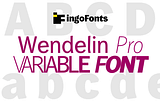 Wendelin Pro Font