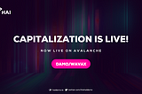 Capitalization for $DAMO is now live on Avalanche!