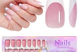 french-gel-nail-tips-150pcs-medium-coffin-press-on-soft-gel-fake-nails-3-in-1-x-coat-pre-applied-tip-1
