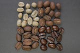 Different coffee roast levels