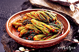 Mustard leaf kimchi: 갓감치 Gat Kimchi