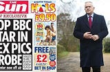 Hugh Edwards named in sex pictures scandal. Credit The Sun