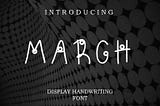 March Font Free Download_6349f4004b479