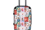 Taylor Swift Lover Era Photo Mosaic Suitcase | Fandom Flair — Unique Apparel & Home Goods