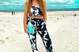Tie-Dye Two-Piece Outfit