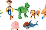 disney-pixar-toy-story-disney-100-woody-slinky-rex-hamm-alien-rocky-shark-action-figure-set-1