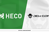 JEWCOIN joins the Huobi ECO Chain (HECO)!