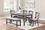 poundex-modern-gray-6-piece-dining-room-table-set-1