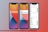 How to Use Screen Recognition on iPhone?