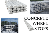 Concrete Wheel Stops: