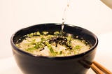 Asian rice soup