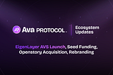 Atualizações do ecossistema — Lançamento do EigenLayer AVS, financiamento inicial, aquisição da…