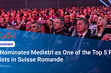 [EN] SVC Nominates Medistri as One of the Top 5 PME Finalists in Suisse Romande