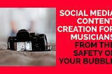 Social Media Content Creation For Musicians — Venture Music