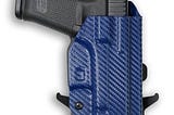 1911-3-25-defender-45acp-no-rail-only-owb-holster-blue-carbon-fiber-right-1