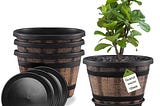 quarut-plant-pots-set-of-4-pack-12-inchlarge-whiskey-barrel-planters-with-drainage-holes-saucer-plas-1