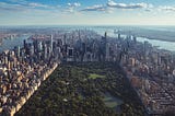 View of Manhattan, New York, NY, USA