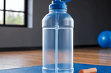 Half Gallon Water Bottle with Straw-1