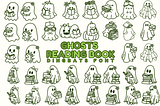 Ghosts Reading Book Font