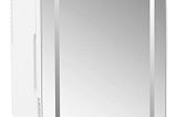 chefman-portable-mirrored-beauty-fridge-with-led-lighting-6-liter-white-1