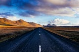 far horizons with blue sky